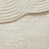 3 Piece Reversible Scalloped Edge Quilt Set, Full/Queen size