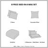 Boho Comforter Set with Bed Sheets, Twin/Twin XL
