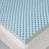 All Season Reversible Hypoallergenic Cooling Mattress Topper, Twin size
