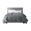 Lightweight Down Alternative Blanket with Satin Trim, Full/Queen