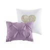 Metallic Printed and Pintucked Comforter, Twin/Twin XL