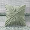 4 Piece Seersucker Quilt Set with Throw Pillow, Full/Queen