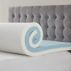 4" Memory Foam Mattress Topper, Queen size
