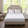 Overfilled Plush Hypoallergenic Down Alternative Waterproof Mattress Pad, Twin XL size