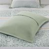 5 Piece Seersucker Comforter Set with Throw Pillows, King/Cal. King