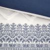 3 Piece Cotton Comforter Set with Chenille Tufting, King/Cal. King