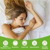 Bamboo Memory Foam Pillow Hypoallergenic Bed Pillow for Head Neck Rest Sleeping Pillow with Washable Cover [Queen Size]