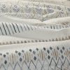 5 Piece Printed Seersucker Comforter Set with Throw Pillows, Full/Queen size