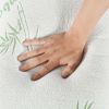 Bamboo Memory Foam Pillow Hypoallergenic Bed Pillow for Head Neck Rest Sleeping Pillow with Washable Cover [Queen Size]