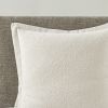 Oversized Chenille Jacquard Striped Comforter Set with Euro Shams and Throw Pillows, Full/Queen size
