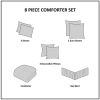 8 Piece Comforter Set, Cal. King size