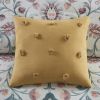 4 Piece Floral Comforter Set with Throw Pillow, Full/Queen