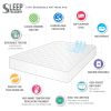 Cool/Warm Reversible Waterproof and Stain Release Mattress Pad, Queen size