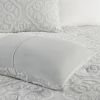 3 Piece Tufted Woven Medallion Comforter Set, Full/Queen