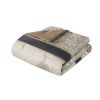 7 Piece Jacquard Comforter Set with Throw Pillows, King size