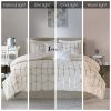 Metallic Printed Duvet Cover Set, Twin/Twin XL