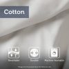 5 Piece Cotton Floral Comforter Set with Throw Pillows, Full/Queen
