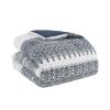 3 Piece Cotton Comforter Set with Chenille Tufting, King/Cal. King
