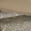 7 Piece Jacquard Comforter Set with Throw Pillows, King size