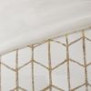 Metallic Printed Duvet Cover Set, Twin/Twin XL