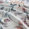 4 Piece Floral Comforter Set with Throw Pillow, Full/Queen